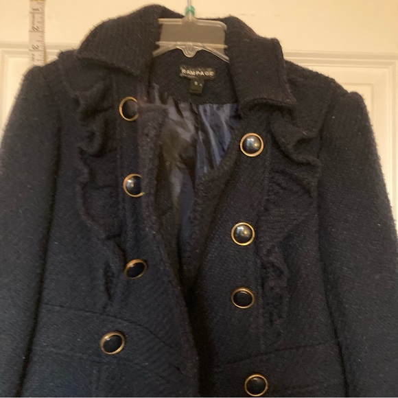 Rampage Jackets & Coats Preppy Navy Blue Rampage Coat Poshmark